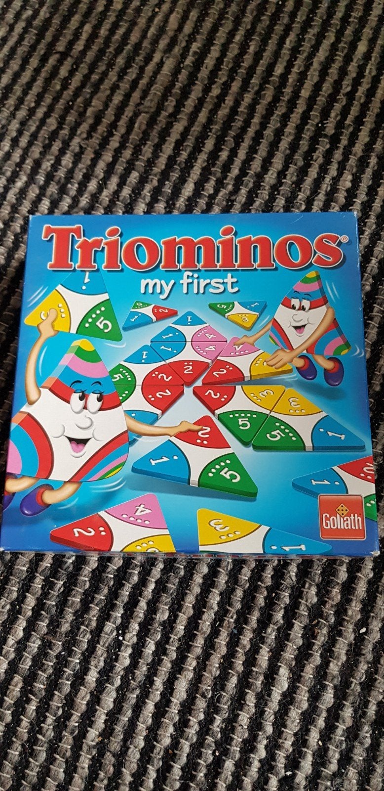 Triominos My First - Educatief spel voor jonge kinderen, Een of twee spelers, Ophalen of Verzenden, Zo goed als nieuw, Goliath