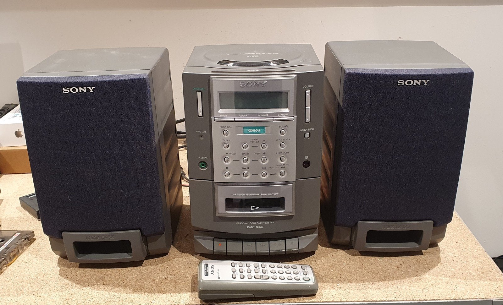 Sony Mini Stereo Set - Radio functie, voor schuur/werkplaats, Ophalen, Cassettedeck, Microset, Sony