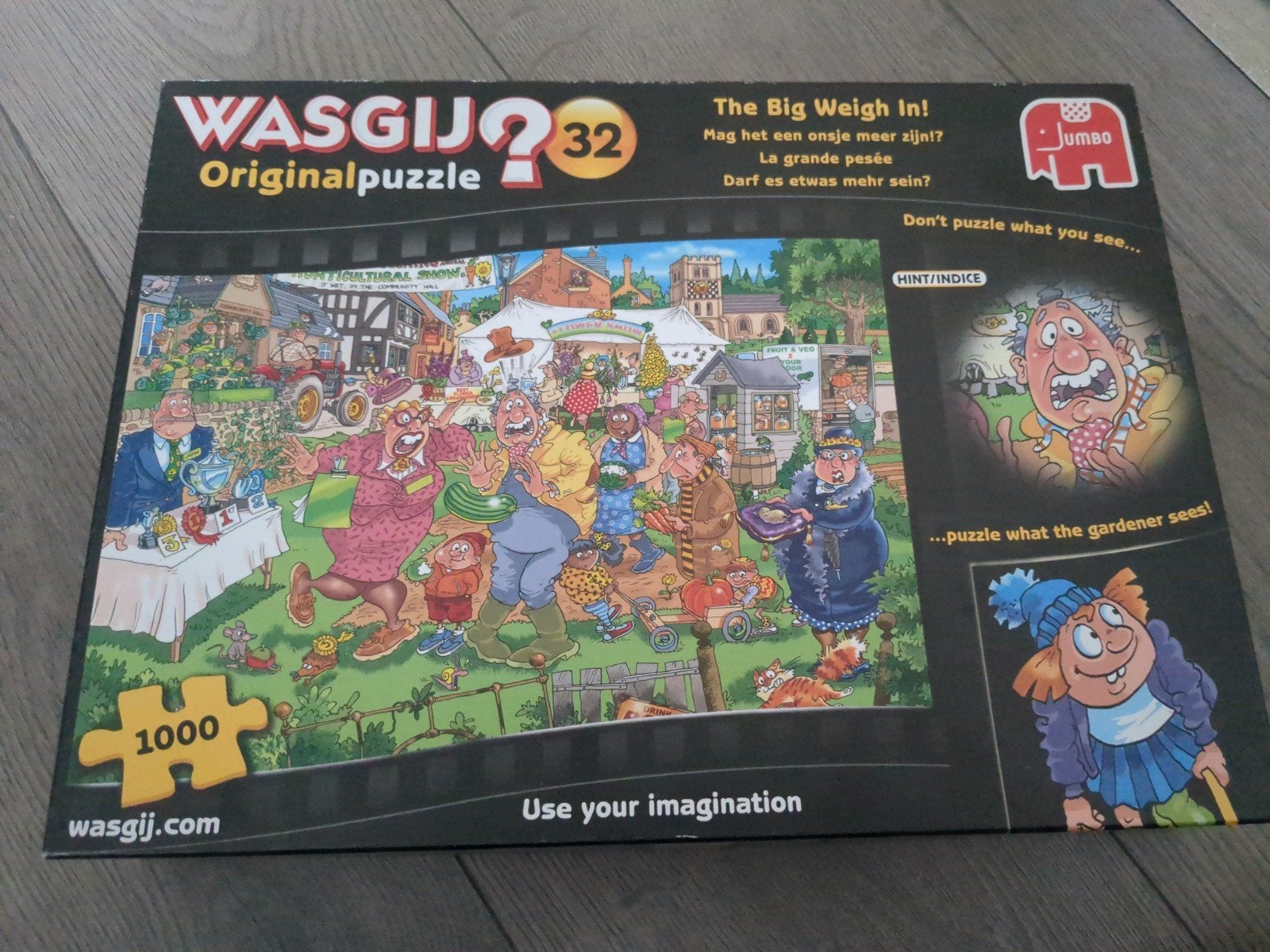 Wasgij Original 32: The Big Weigh In! 1000 stukjes, Een of twee spelers, Ophalen of Verzenden, Zo goed als nieuw, Jumbo