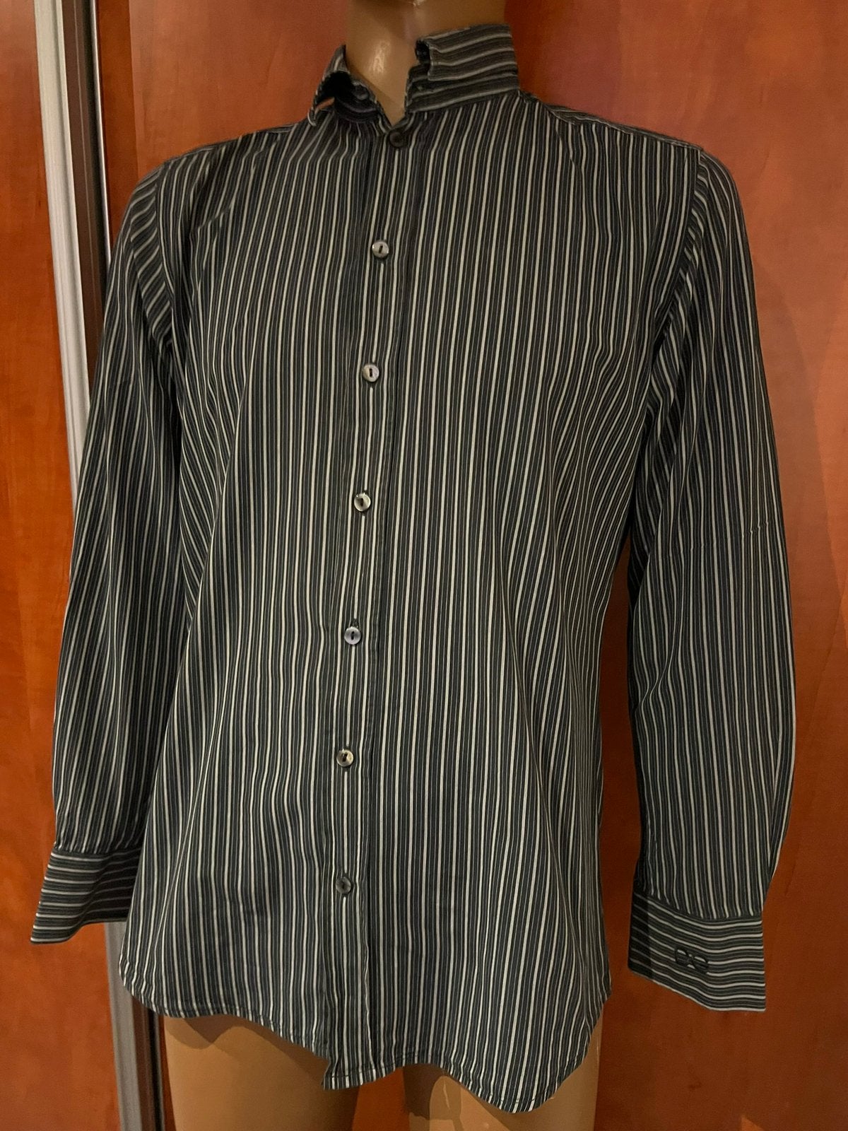 DOLCE&GABBANA  overhemd maat 42 L  origineel ZGAN, G, Zwart, G, Ophalen of Verzenden