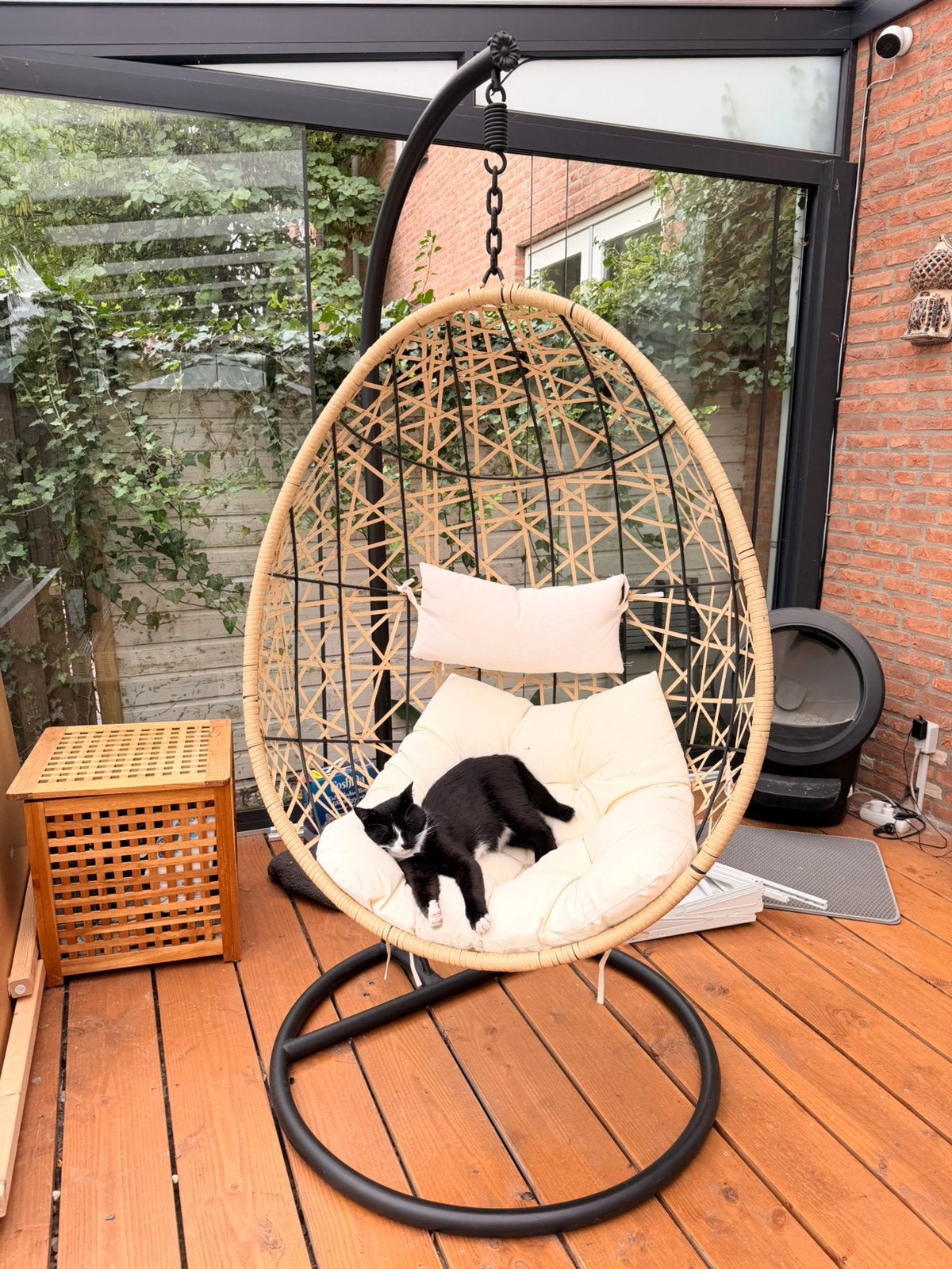 Hangstoel / Egg Chair, Ophalen, Zo goed als nieuw