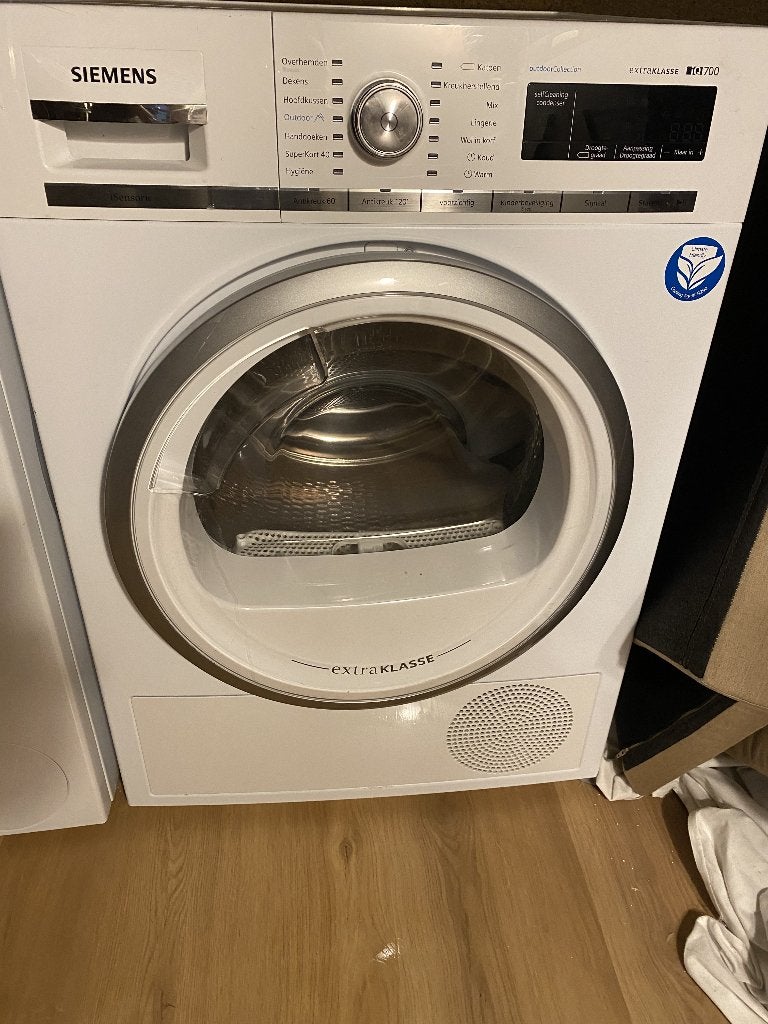 Siemens warmtepompdroger, Ophalen, 6 tot 8 kg, Overige typen, Zo goed als nieuw