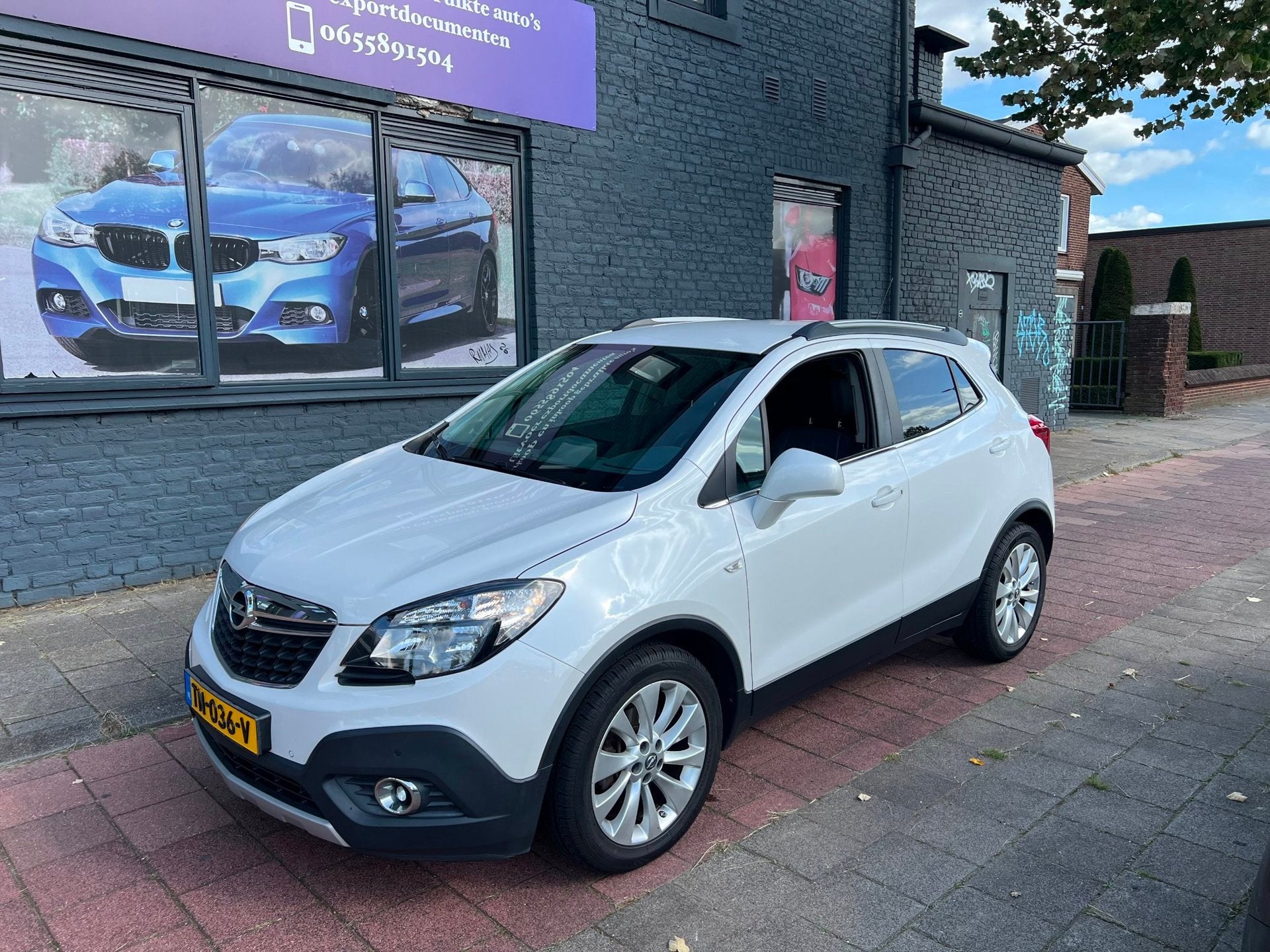 Opel Mokka 1.6 Selection navi leder trekhaak, Auto's, Voorwielaandrijving, Gebruikt, Euro 6, 4 cilinders
