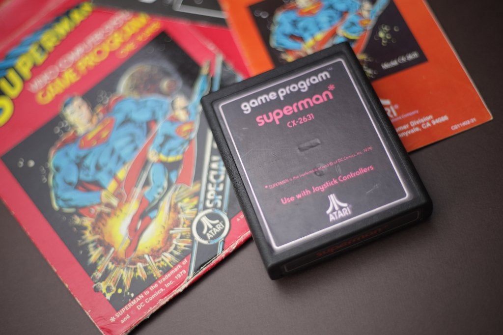 Superman Special Edition SE (1979)  - Game voor Atari 2600, Gebruikt, 1 speler, Racen en Vliegen, Eén computer