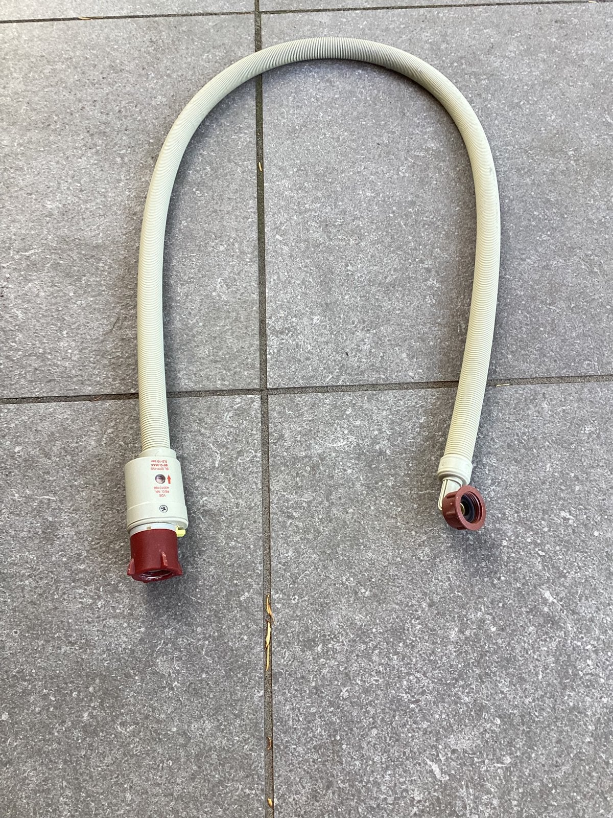 Aanvoerslang wasmachine met waterstop 1,5m, Ophalen of Verzenden, Zo goed als nieuw