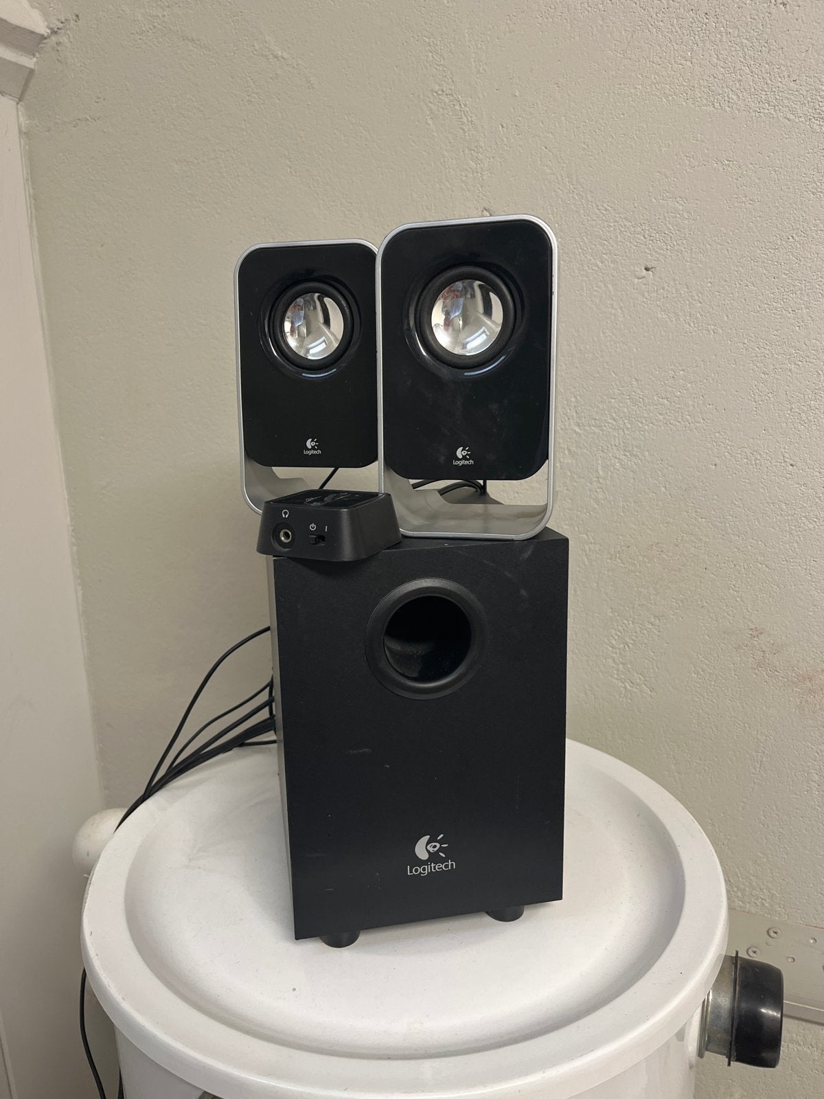 Logitech LS21 2.1 Speakerset met Subwoofer, Ophalen, Gebruikt, Logitech, Speakerset