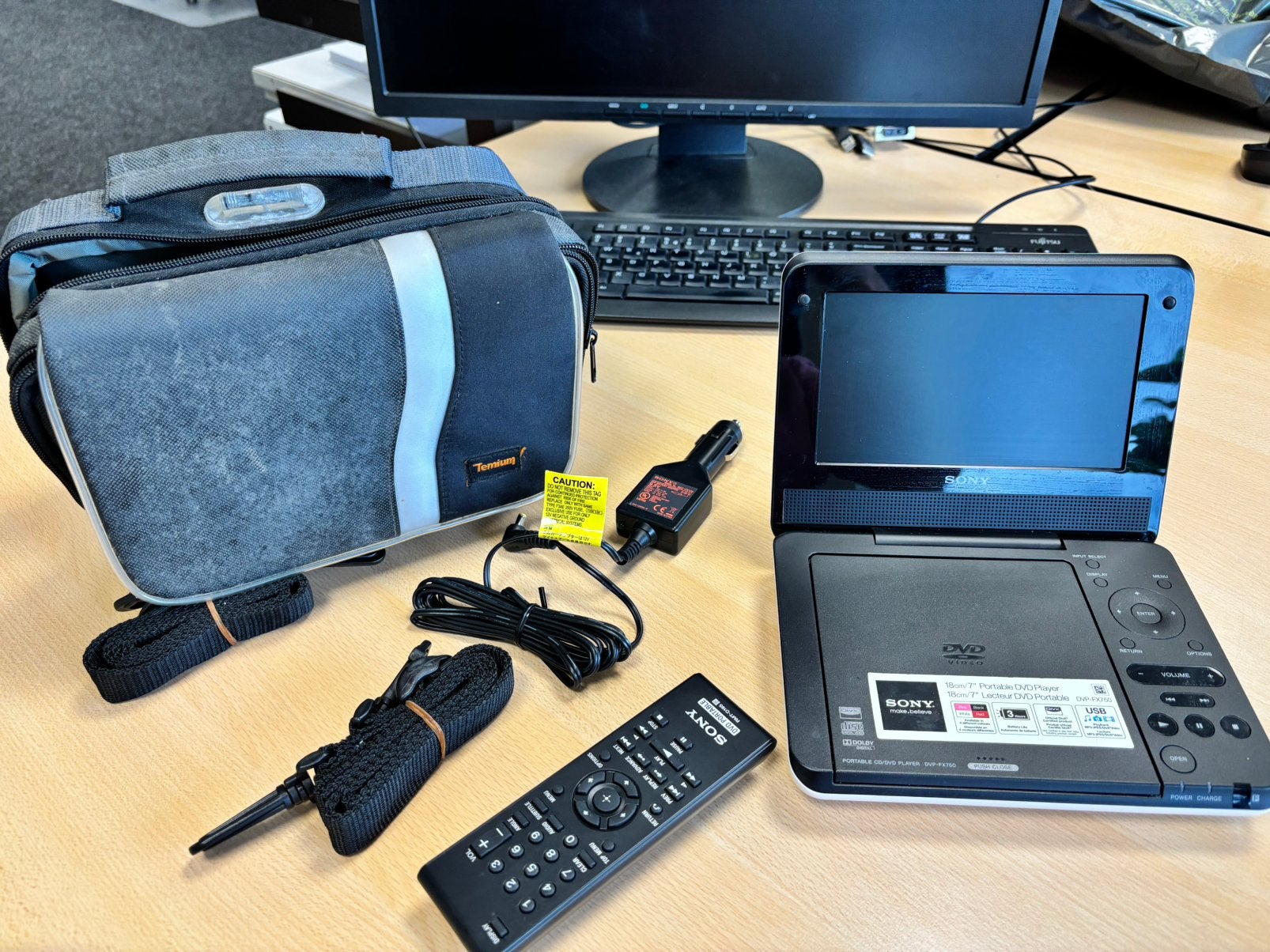 Sony portable CD/DVD speler DVP-FX750, Audio, Tv en Foto, Dvd-spelers, Ophalen of Verzenden, Gebruikt, Sony