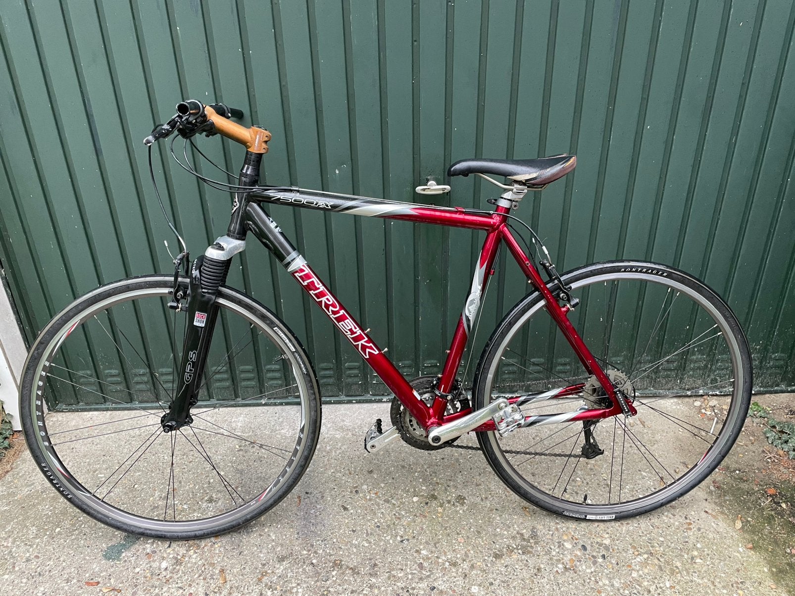 Trek 7500fx, Gebruikt, Vering, 10 tot 15 versnellingen, Velgrem