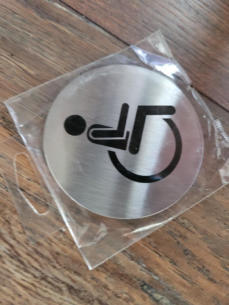 55 stuks nieuwe pictogram invalide toilet, Diversen, Ophalen of Verzenden, Nieuw