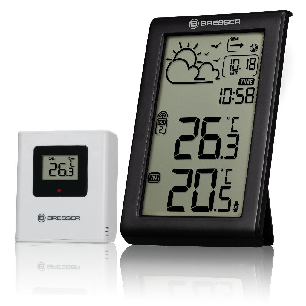 Bresser Meteo Temp W weerstation met DCF-radiosignaal, Ophalen of Verzenden, Foto Meinema, Nieuw, Info@fotomeinema.nl