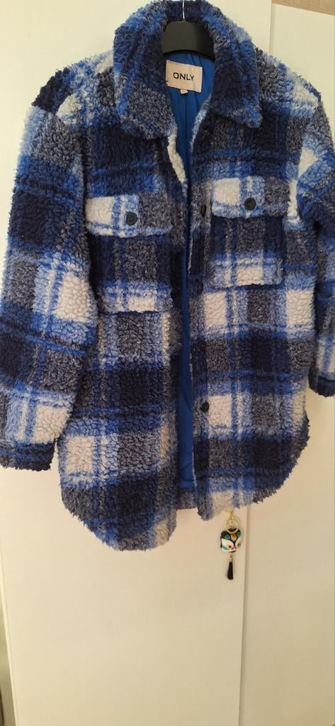 Only tussenjas / vest geruit blauw, Ophalen, Meisje, Kids Only, Zo goed als nieuw