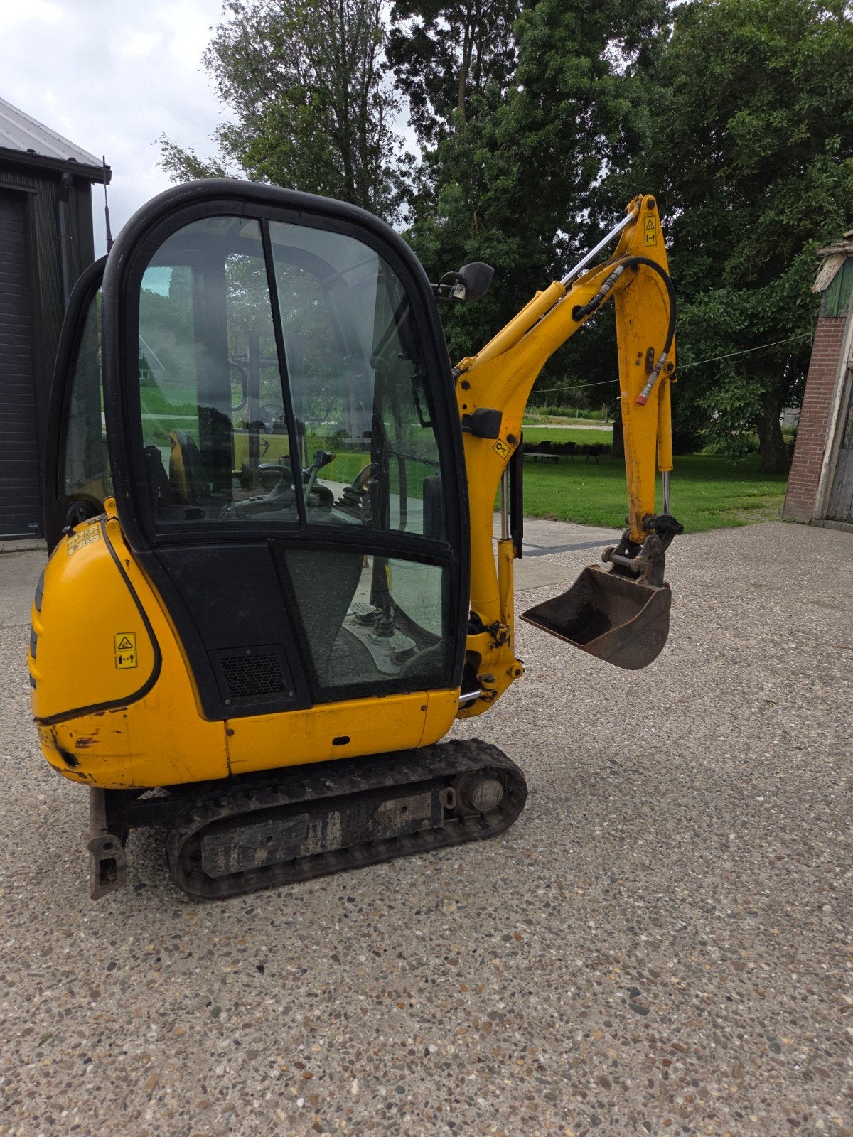 Jcb minikraan 1,5 ton, Ophalen, Graafmachine