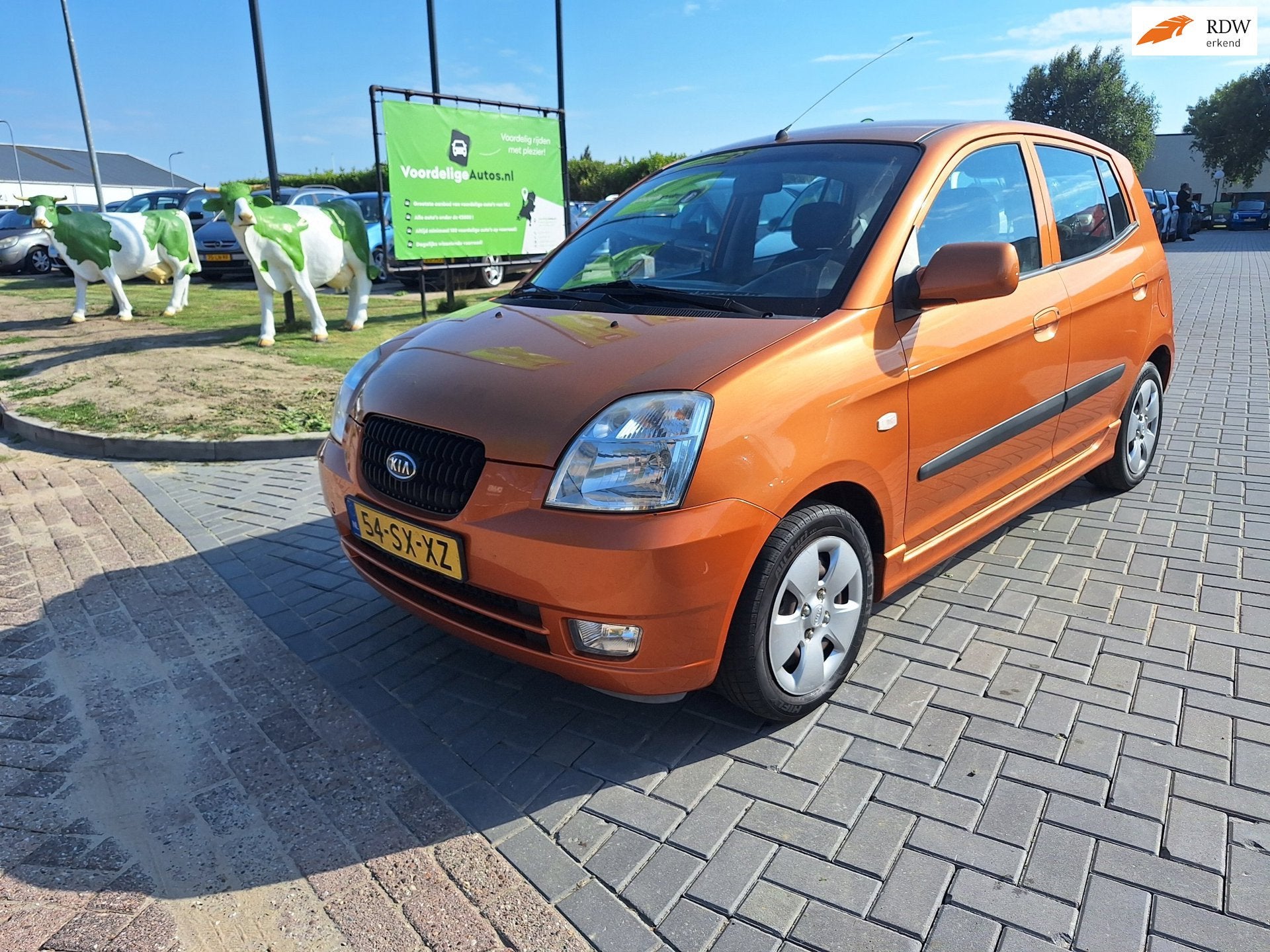 Kia Picanto 1.0 EX / Nette auto / IJskoude airco / APK aug 2, Auto's, Voorwielaandrijving, 400 kg, 61 pk, Origineel Nederlands