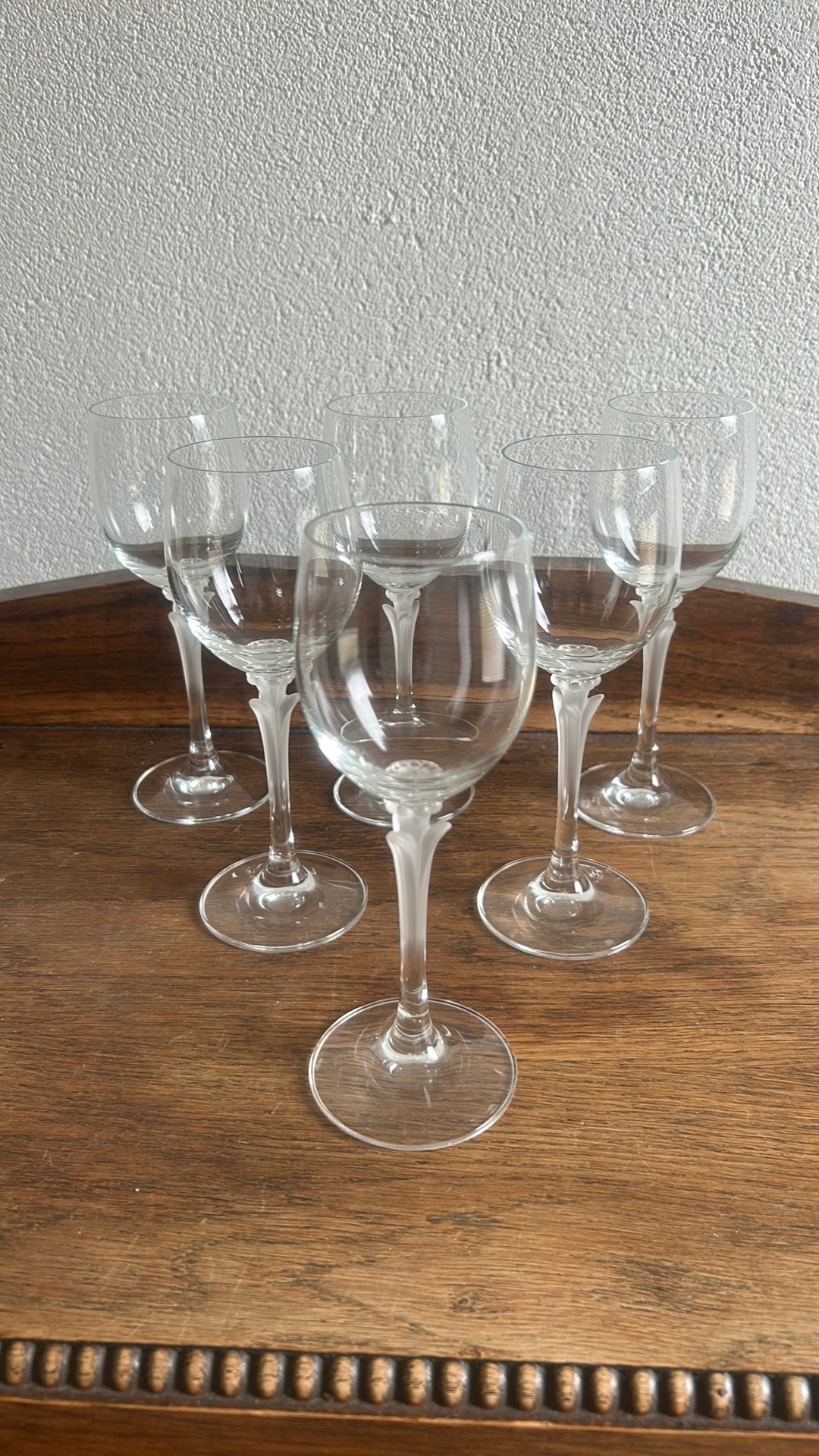 6 Schott Zwiesel Lilia Kristallen witte wijn glazen p/6:, Verzamelen, Glas en Borrelglaasjes, Ophalen of Verzenden, Zo goed als nieuw