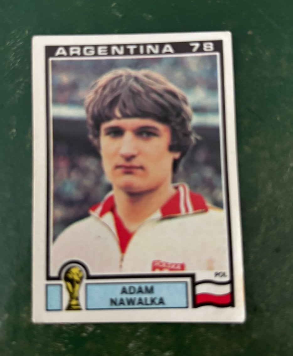 Panini plaatje Adam Nawalka Polen WK 78, Ophalen of Verzenden
