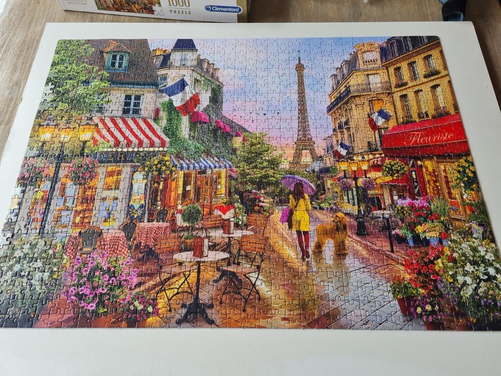 Clementoni Puzzel Parijs 1000 Stukjes, Ophalen of Verzenden, Meer dan 50 stukjes, Zo goed als nieuw, 6 jaar of ouder
