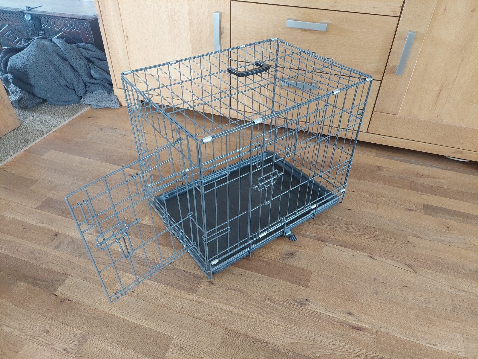 Hondenbench, maten dxbxh 60x43x50, Dieren en Toebehoren, Hondenbenches, Ophalen, Zo goed als nieuw