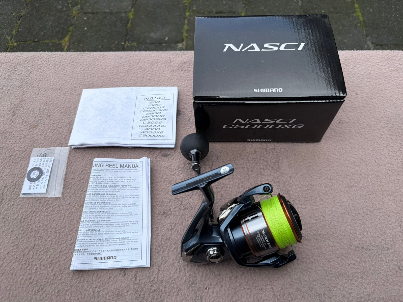 Nieuwe shimano nasci c5000xg molen / zeemolen, Ophalen of Verzenden, Nieuw, Molen