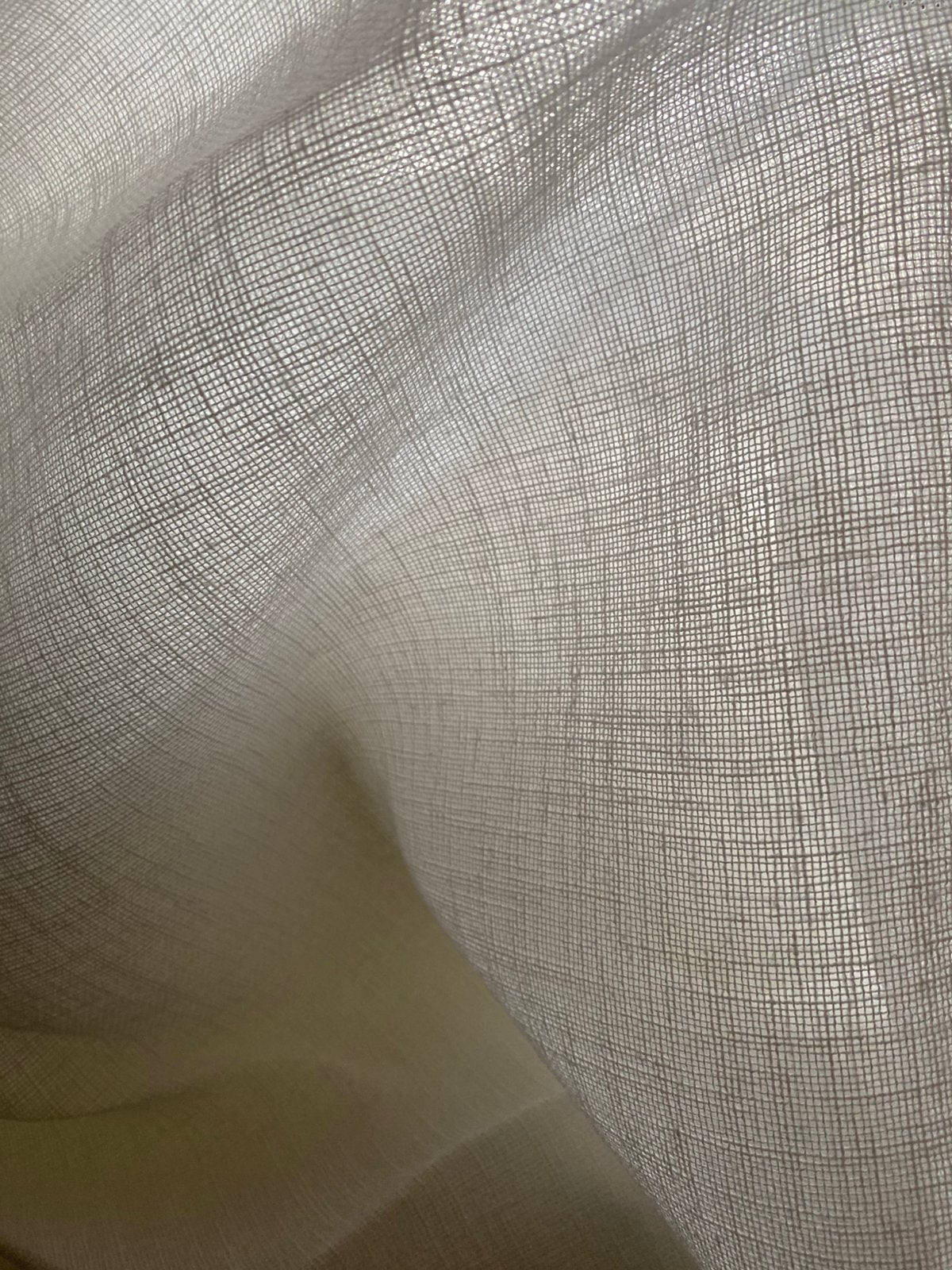 Inbetween linnenlook offwhite, 120 cm of meer, Ophalen of Verzenden, Polyester, Nieuw