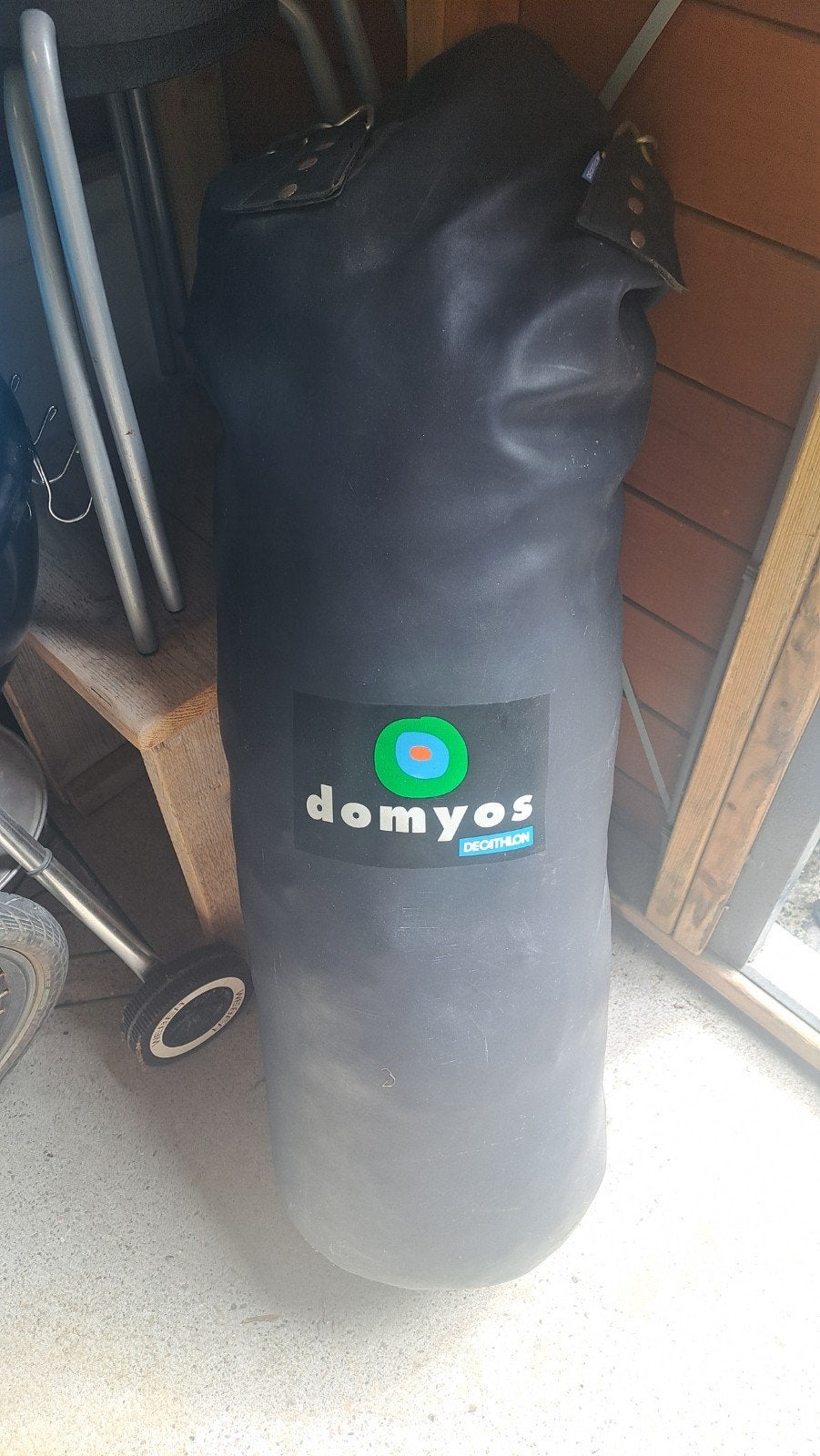 Bokszak Domyos Decathlon, Sport en Fitness, Vechtsporten en Zelfverdediging, Ophalen, Gebruikt, Overige, Vechtsportmateriaal
