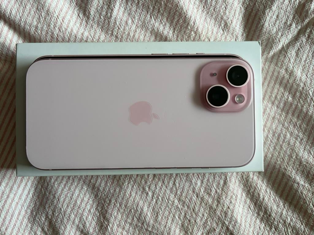 Iphone 15 rosé 128 gb, IPhone 15, Ophalen of Verzenden, Roze, 128 GB