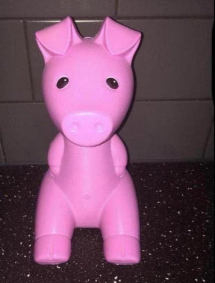 Vintage Ikea Gullgris Spaarvarken - Monika Mulder Design, Verzenden, Gebruikt, Kunststof, Dier
