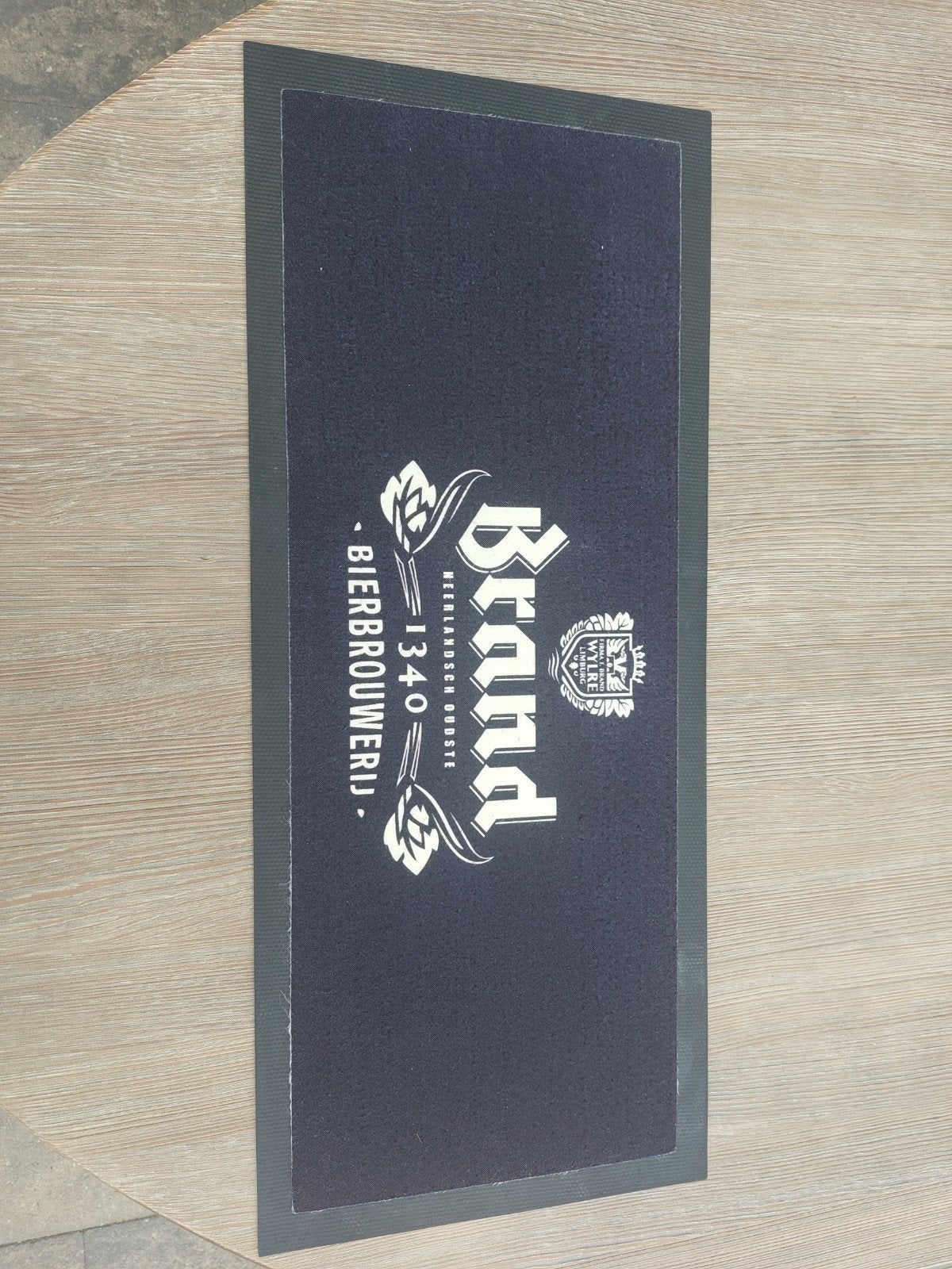 Brand Bierbrouwerij Bar Mat - Vintage Look, Verzamelen, Biermerken, Ophalen of Verzenden, Zo goed als nieuw, Overige typen, Brand