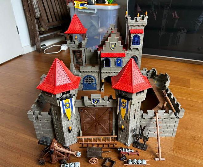 Playmobil vintage middeleeuwse kasteel, Kinderen en Baby's, Speelgoed | Playmobil, Ophalen of Verzenden, Gebruikt