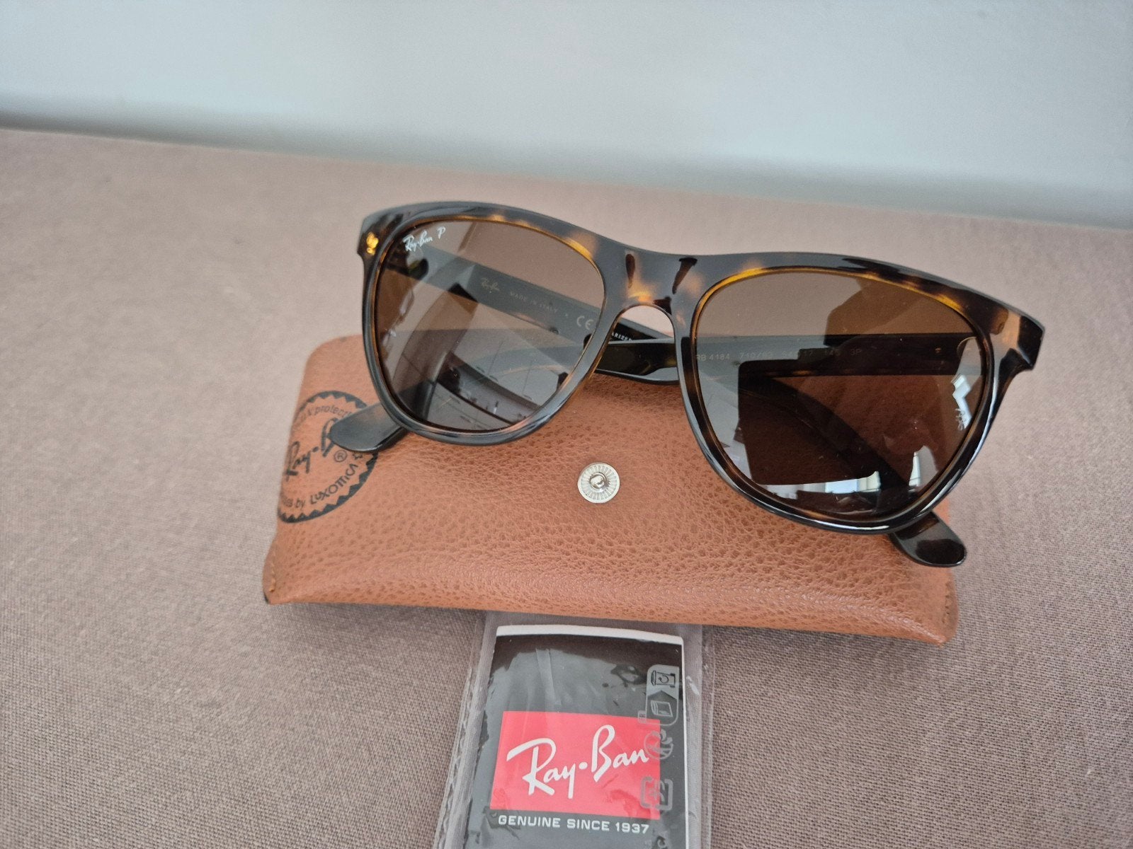 Ray Ban heren zonnebril origineel - nieuw, Ophalen of Verzenden, Zo goed als nieuw, Bruin, Ray-Ban