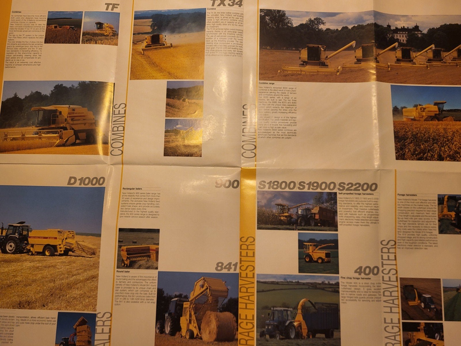 tractor folder New Holland machines, Boeken, Catalogussen en Folders, Ophalen of Verzenden