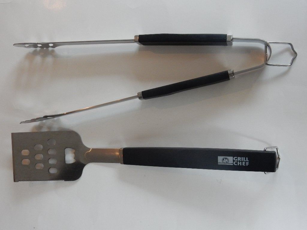 Barbecue set | BBQ set - Grill Chef (2-delig), Ophalen of Verzenden, Zo goed als nieuw, Grill Chef