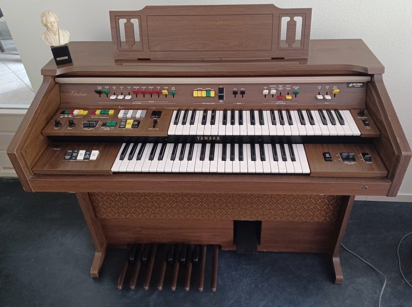 Elektronisch Yamaha orgel, Ophalen, Gebruikt, 2 klavieren, Orgel