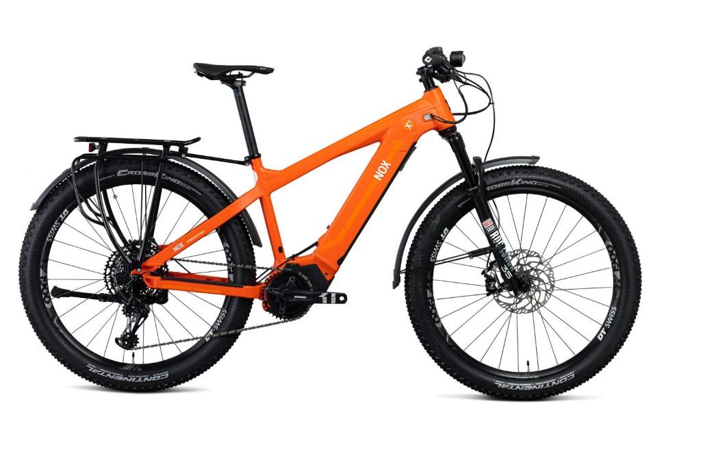 Nox Hybrid XC Tour Expert Volcano e-mtb in maat XL, Fietsen en Brommers, Gebruikt, 59 cm of meer, 50 km per accu of meer, Ophalen