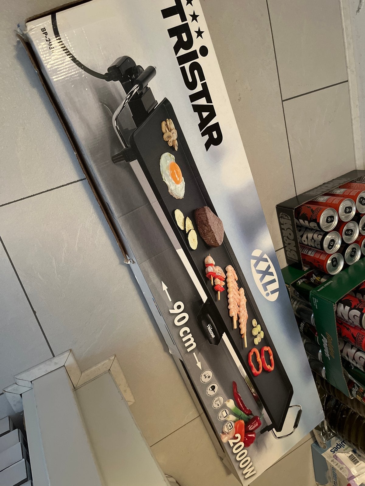 Tristar XXL Grillplaat - Zo goed als nieuw, alle toebehoren, Ophalen, Zo goed als nieuw