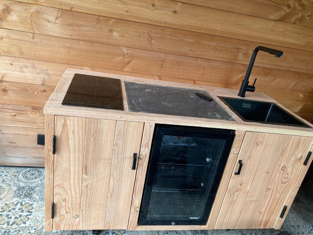 buitenkeuken (keukenblok incl. apparatuur), Ophalen of Verzenden, Nieuw, Houtskool