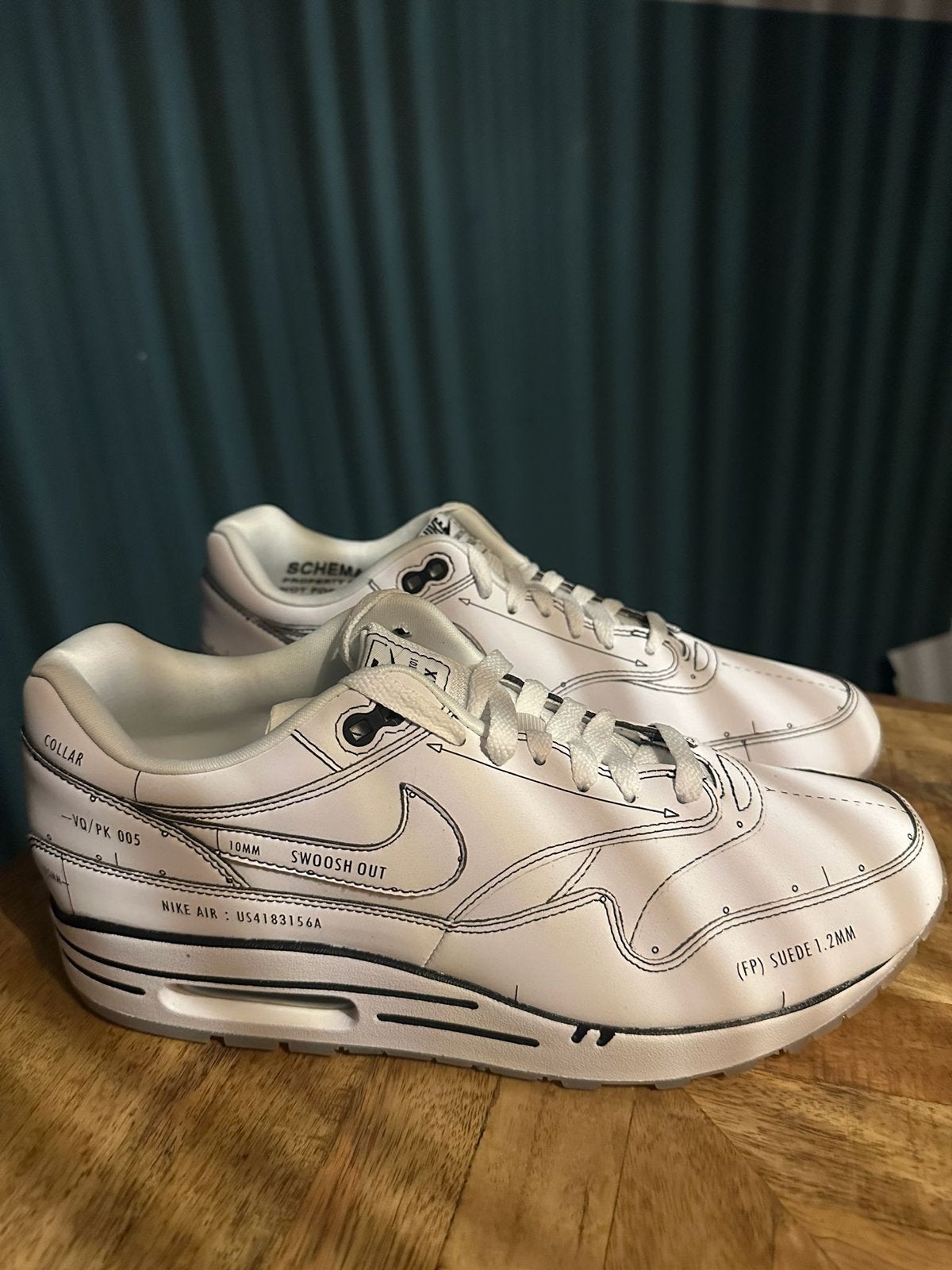 Nike Air Max 1 Sketch To Shelf White EU 44, Kleding | Heren, Schoenen, Wit, Nieuw, Ophalen of Verzenden, Sneakers of Gympen