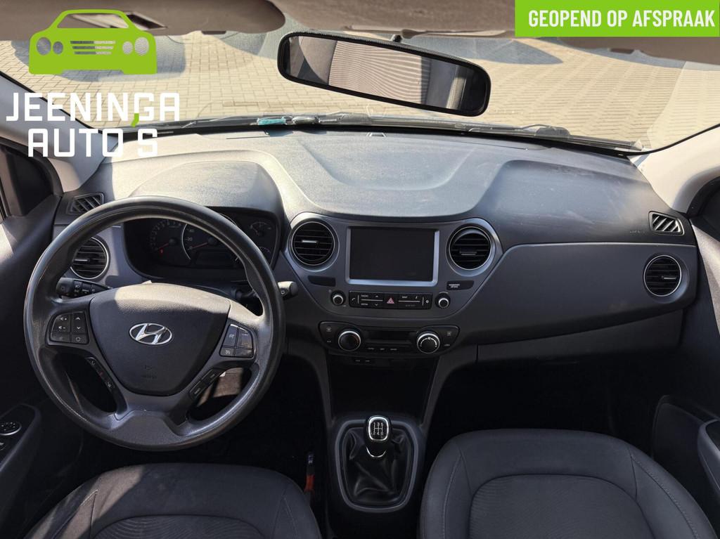 Hyundai i10 1.0i Go! 2017|AppleCarPlay|Navi|Airco|PDC, Voorwielaandrijving, Stof, Gebruikt, 4 stoelen