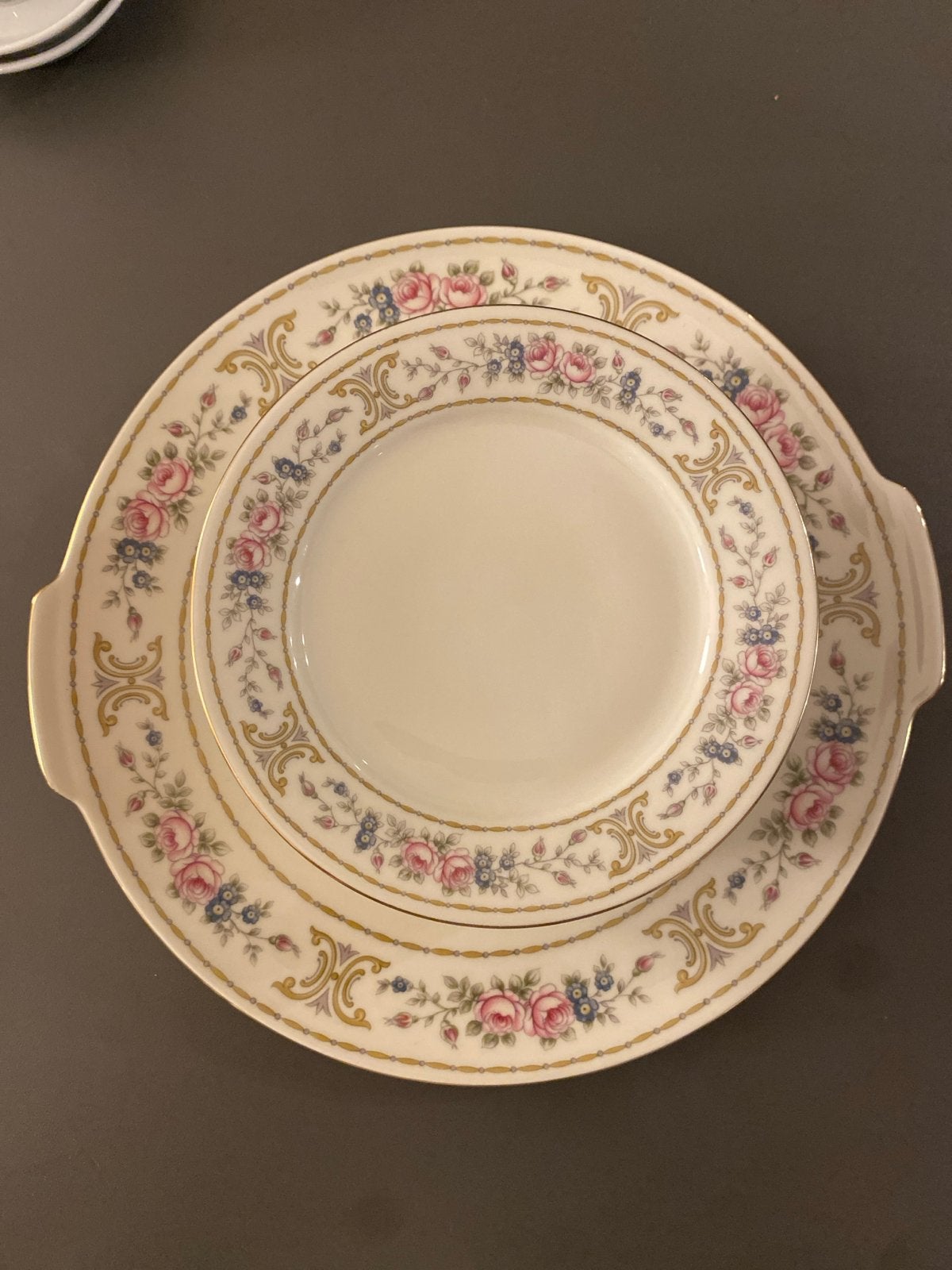 Thomas Germany Porseleinen Servies - 12 bordjes en schaal, Ophalen, Overige merken, Vintage, Zo goed als nieuw