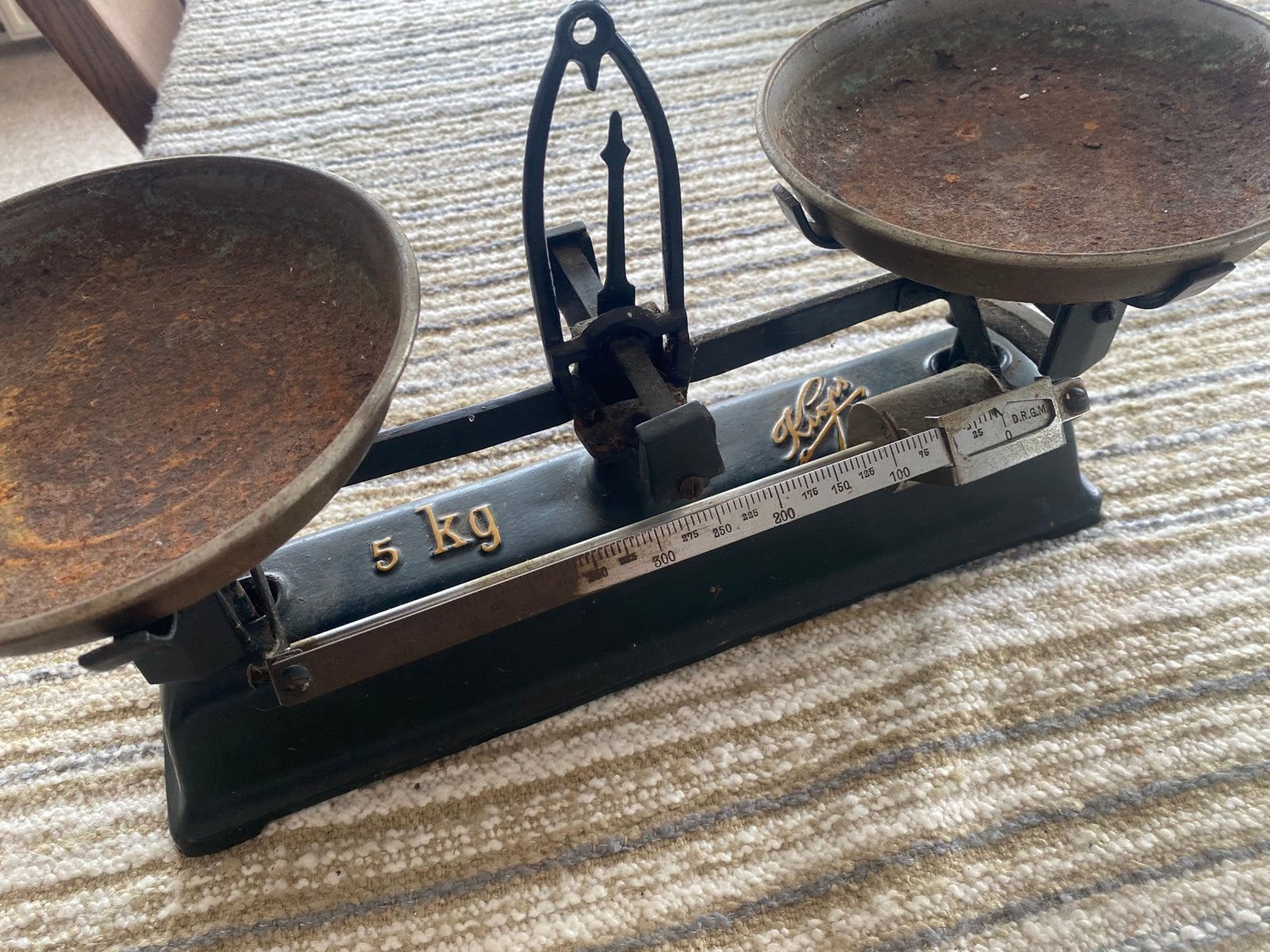 Antieke Balansweegschaal - Krups - 5 kg, Antiek en Kunst, Antiek | Gereedschap en Instrumenten, Ophalen