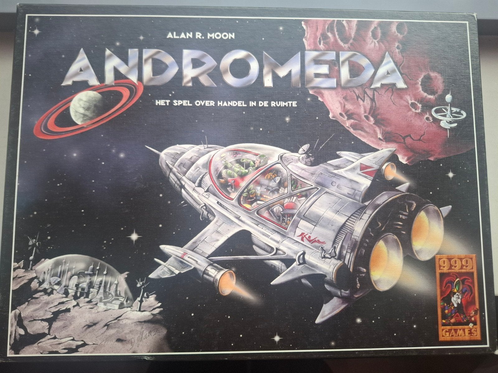 ANDROMEDA -spel over handel in de ruimte, Vijf spelers of meer, Ophalen, Zo goed als nieuw, 999 games