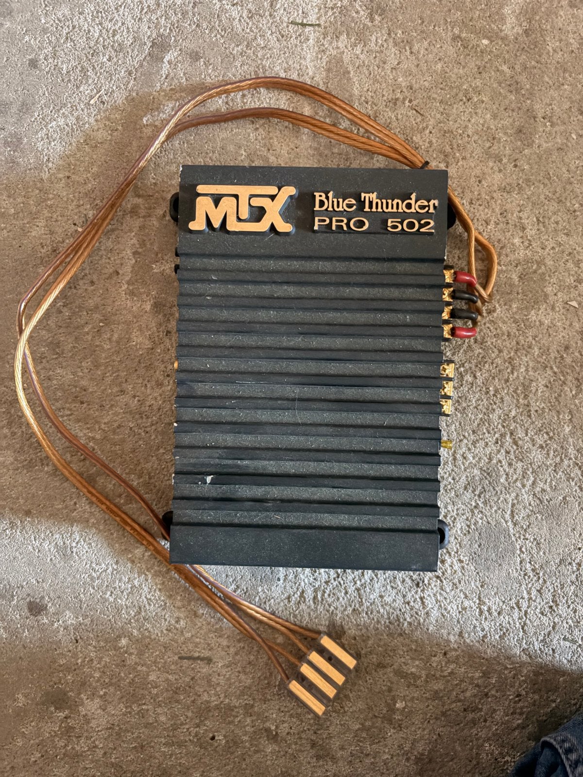 MTX Blue Thunder PRO 502 Versterker, Overige merken, Gebruikt, Ophalen of Verzenden, 60 tot 120 watt