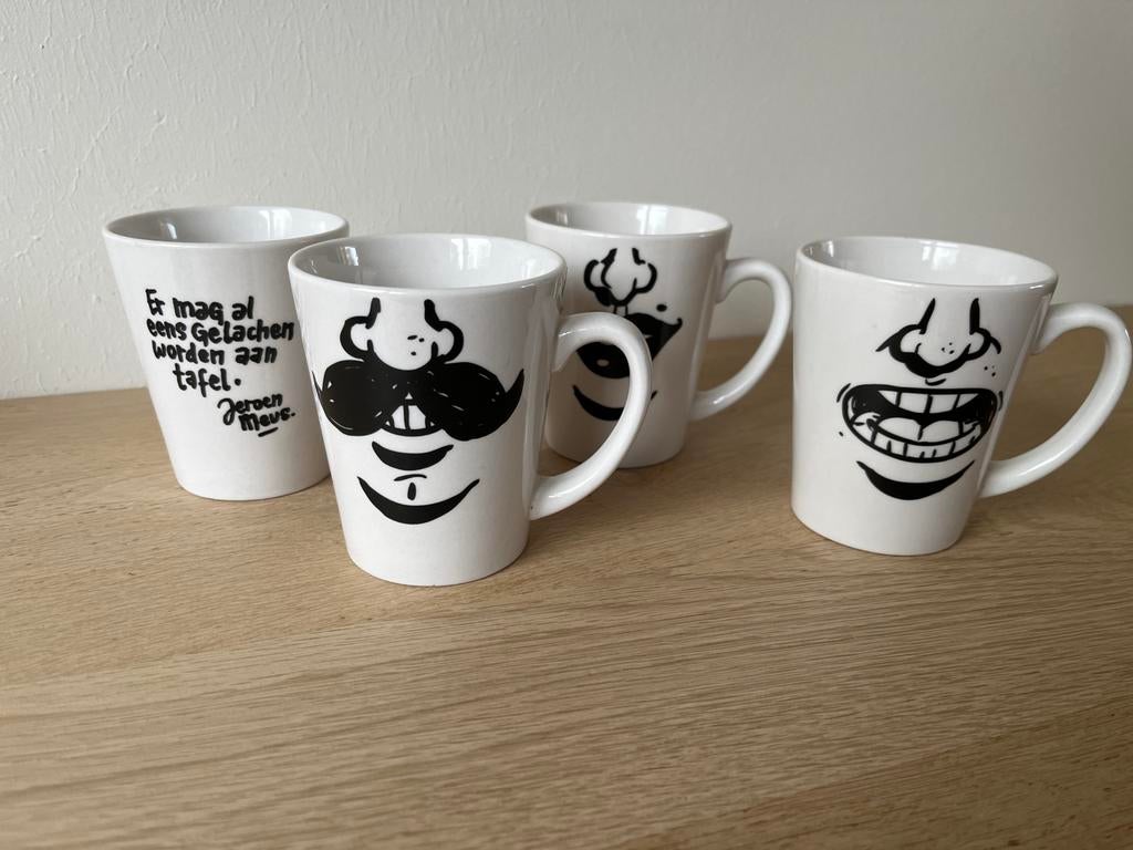 Gratis Jeroen Meus Mokken Set - Ongebruikt, Keramiek, Nieuw, Ophalen of Verzenden, Nvt
