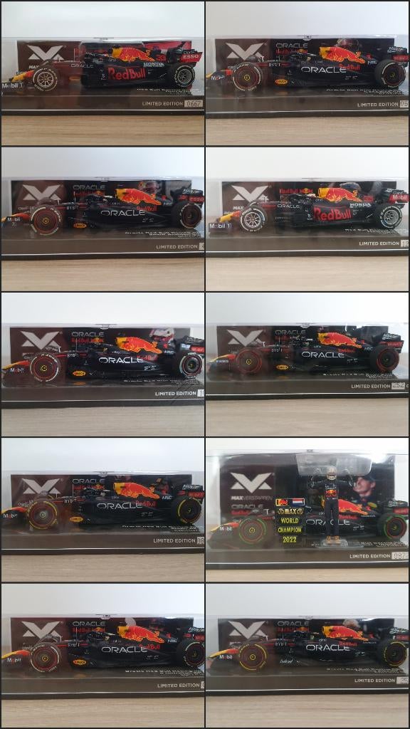 MiniChamps 1:43 Max Verstappen Red Bull modellen, Ophalen of Verzenden, Nieuw, Auto, MiniChamps