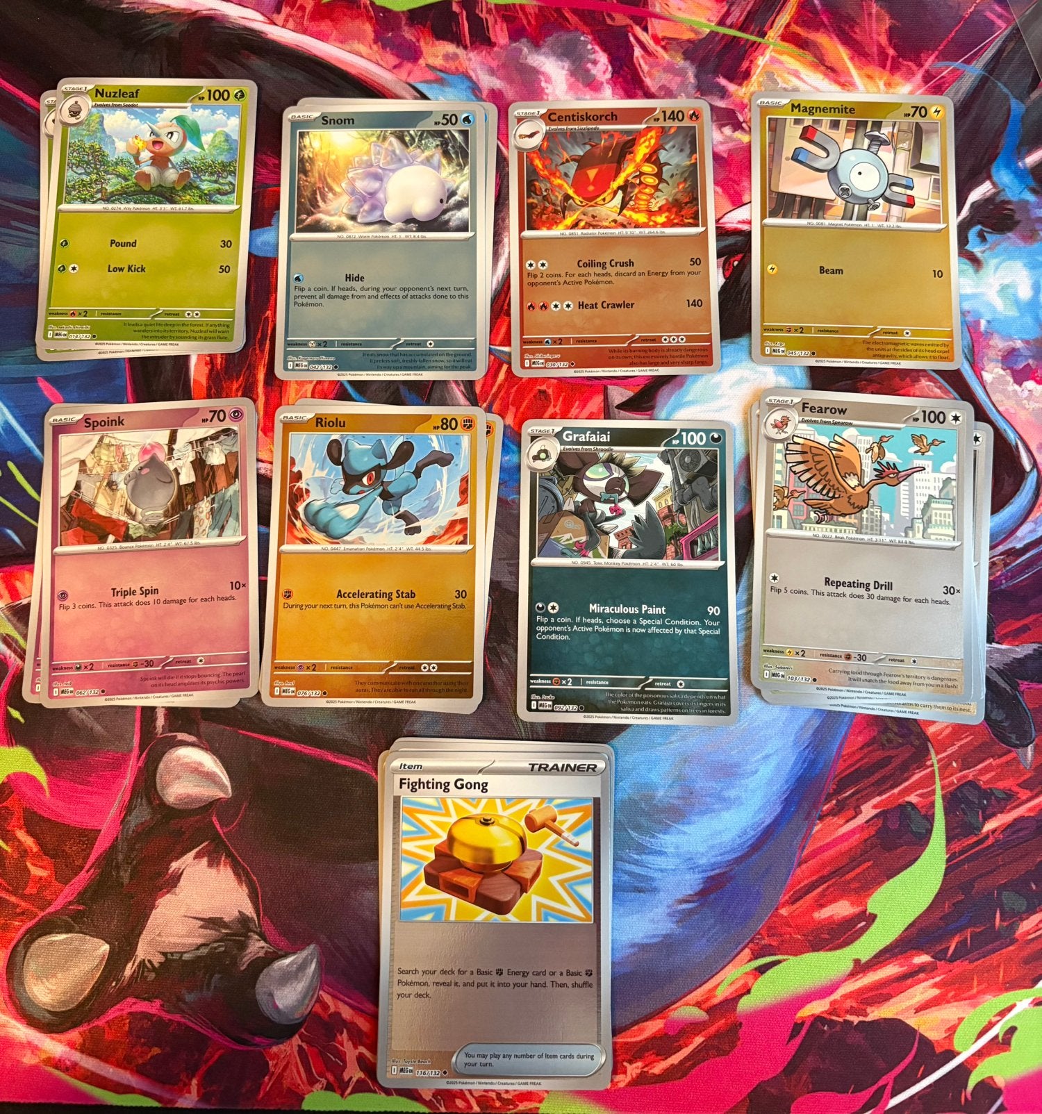 Mega evolution reverse kaarten, Ophalen of Verzenden, Zo goed als nieuw, Meerdere kaarten