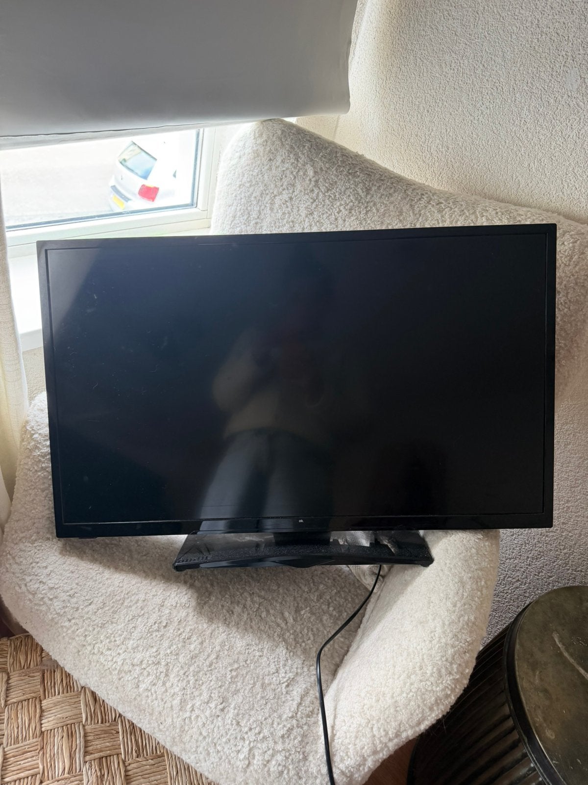 Zwarte OK TV, Audio, Tv en Foto, Overige merken, Gebruikt, 50 Hz, 80 tot 100 cm