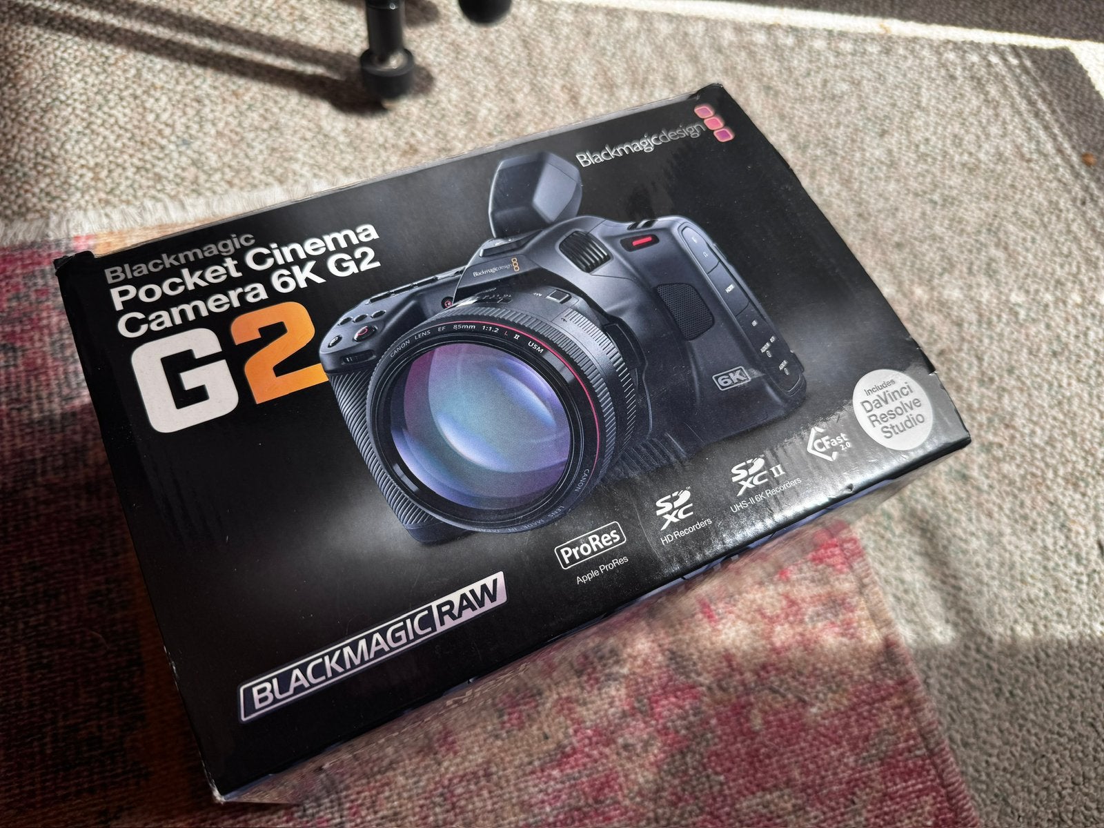 Blackmagic pocket cinema camera 6k G2 BMPCC 6k G2, Ophalen of Verzenden, Zo goed als nieuw, Overige Merken, Geen optische zoom