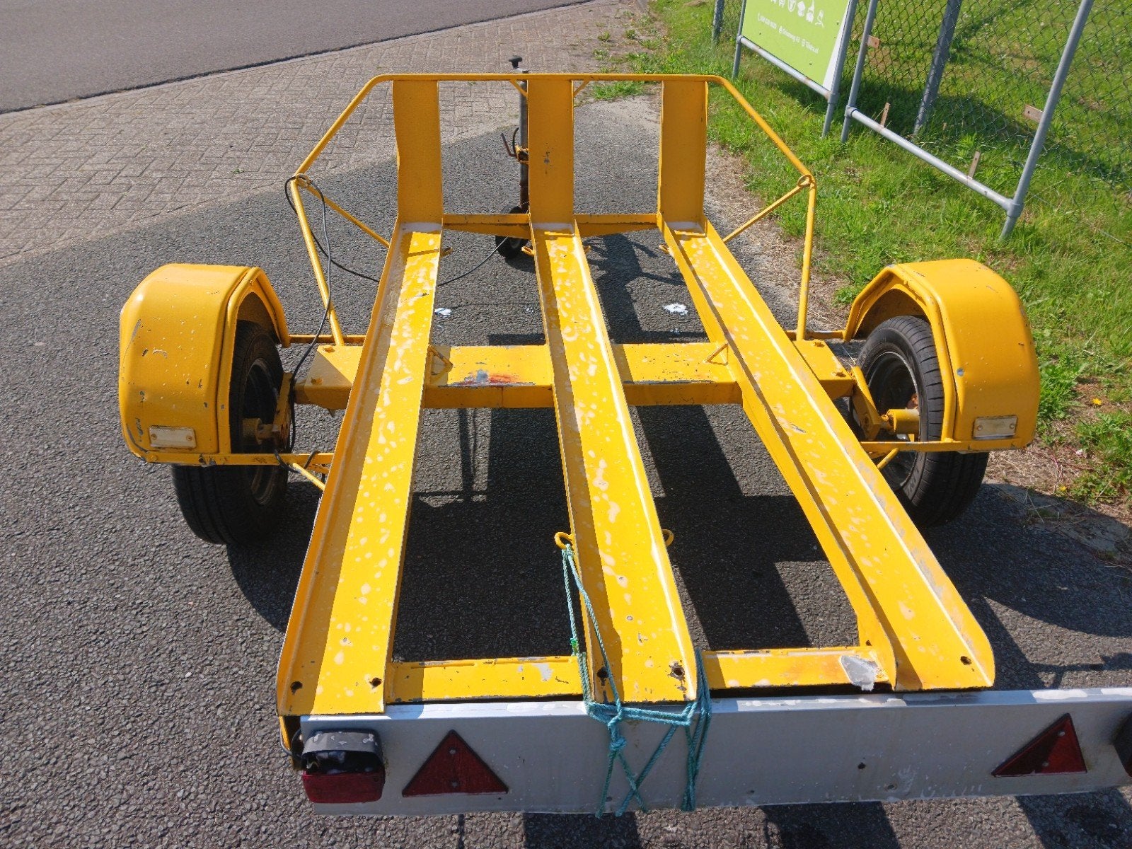 motor en fietsen aanhangwagen, Ophalen
