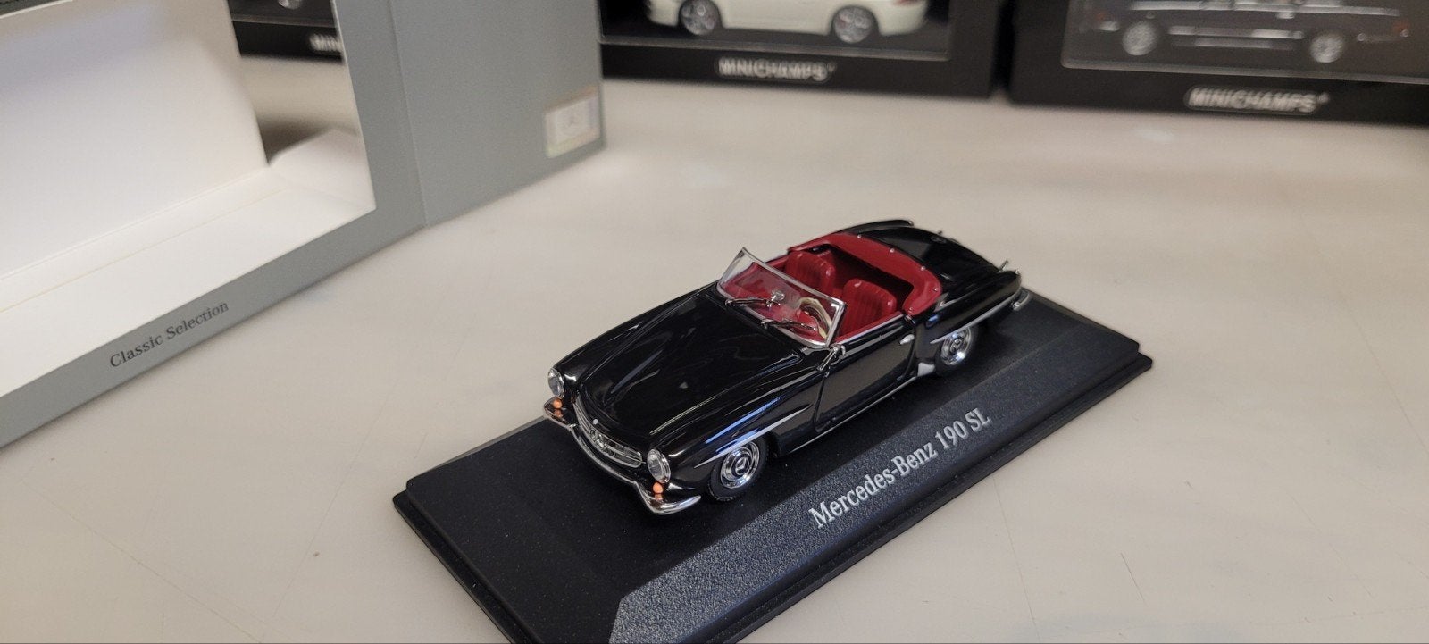 Minichamps Mercedes 190 SL  W121, Ophalen of Verzenden, Nieuw, Auto, MiniChamps