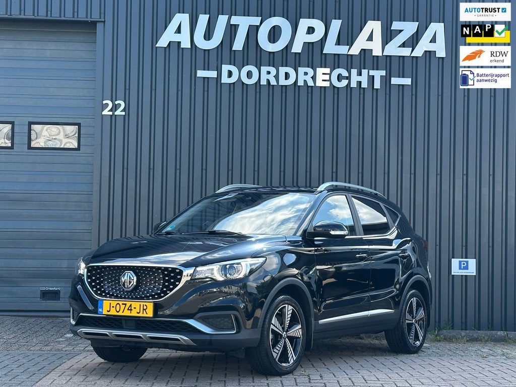 MG MG ZS EV Luxury 45 kWh SOH 88.79 % |STOELVERW.|PANO, Auto's, MG, Gebruikt, Zwart, Adaptive Cruise Control, ZS
