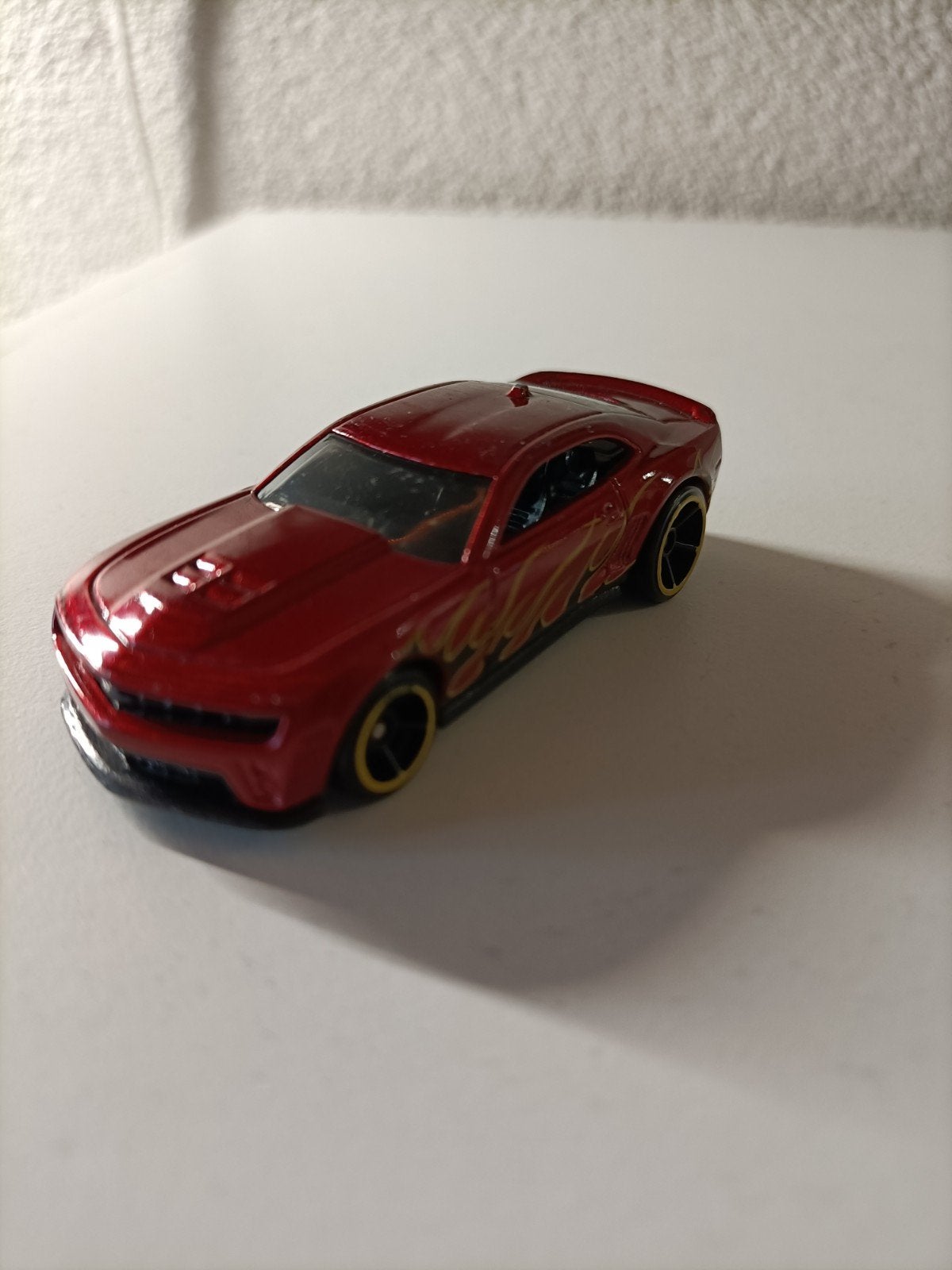 Hot Wheels Chevrolet Camaro Concept Rood met Vlammen, Ophalen of Verzenden